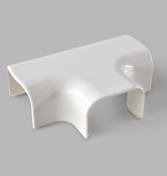 Тройник накладной для РКК-74*55 (белый) (упак. 2 шт)