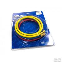 Шланг зарядный VRP-U-RYB (1,5 м) (R-410) к-т 3 шт.