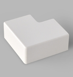 Поворот на 90град для  РКК-25х16(белый) ПВР-25х16