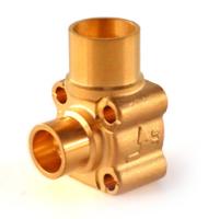 Корпус клапана ТЕ 12/20 под пайку, угловой, 7/8" х 1 1/8"